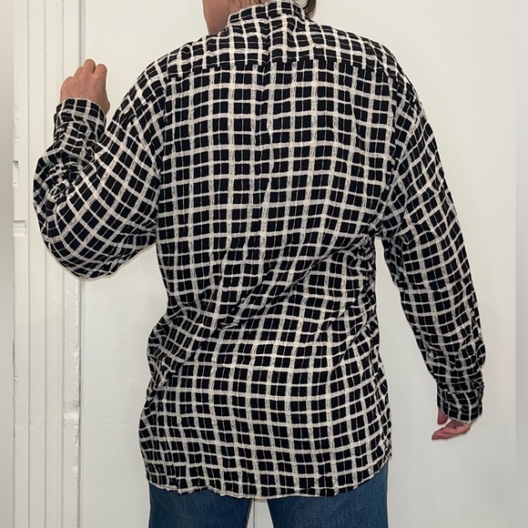 Men’s 80s printed blouse - Picture 7 of 9